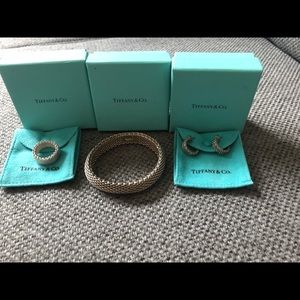 Three piece Tiffany Basket Weave Set